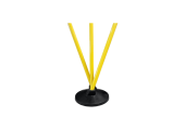 SOCLE LESTE CAOUTCHOUC JALON 3 TROUS