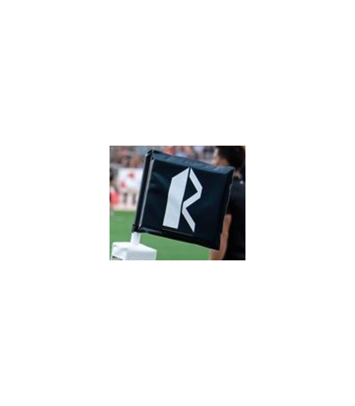 LOT DE 14 DRAPEAUX POTEAUX DE TOUCHE RUGBY PERSONNALISÉS LOGO R