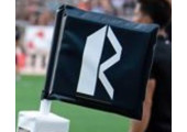 LOT DE 14 DRAPEAUX POTEAUX DE TOUCHE RUGBY PERSONNALISÉS LOGO R