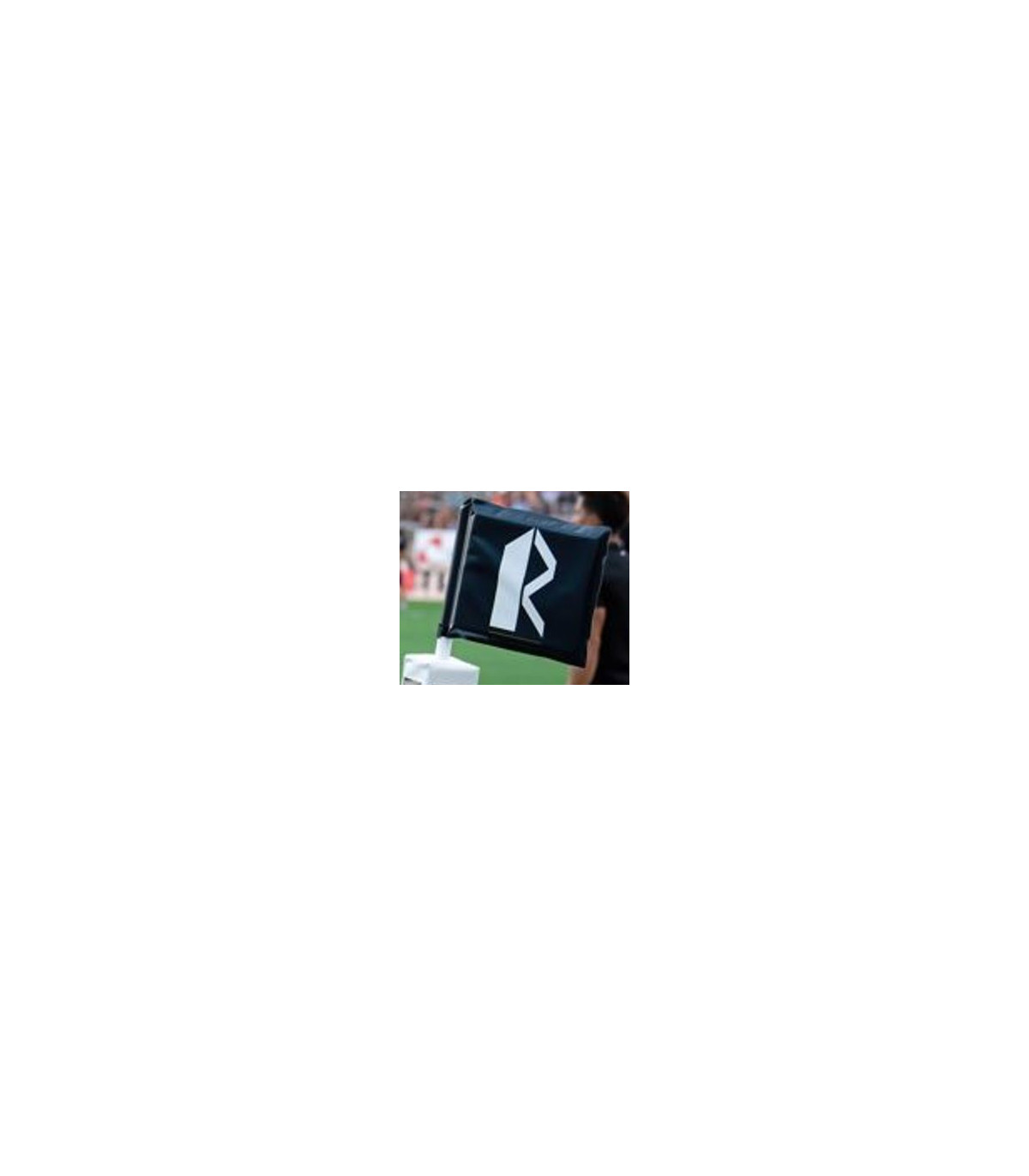 LOT DE 14 DRAPEAUX POTEAUX DE TOUCHE RUGBY PERSONNALISÉS LOGO R