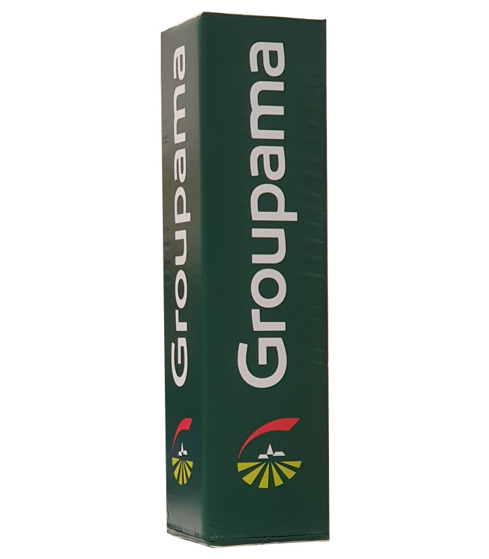 LOT DE 4 PROTECTIONS POTEAUX RUGBY PERSONNALISÉES GROUPAMA
