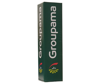 LOT DE 4 PROTECTIONS POTEAUX RUGBY PERSONNALISÉES GROUPAMA