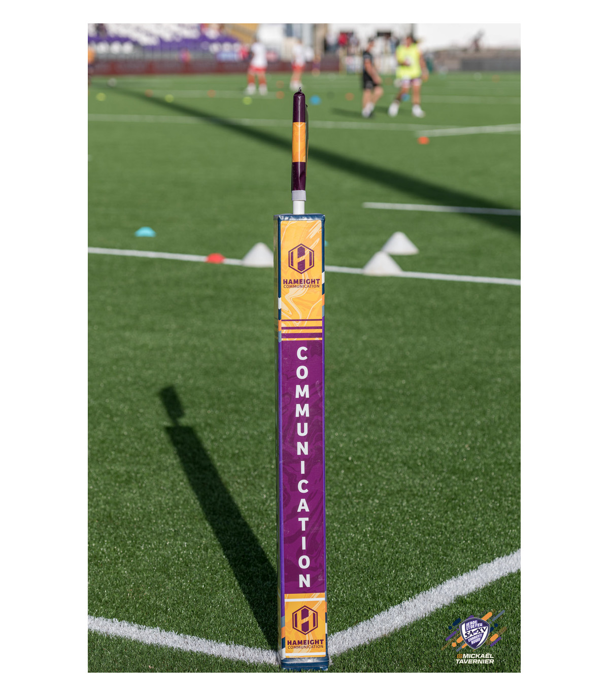LOT DE 14 PROTECTIONS POTEAUX DE TOUCHE RUGBY PERSONNALISÉES