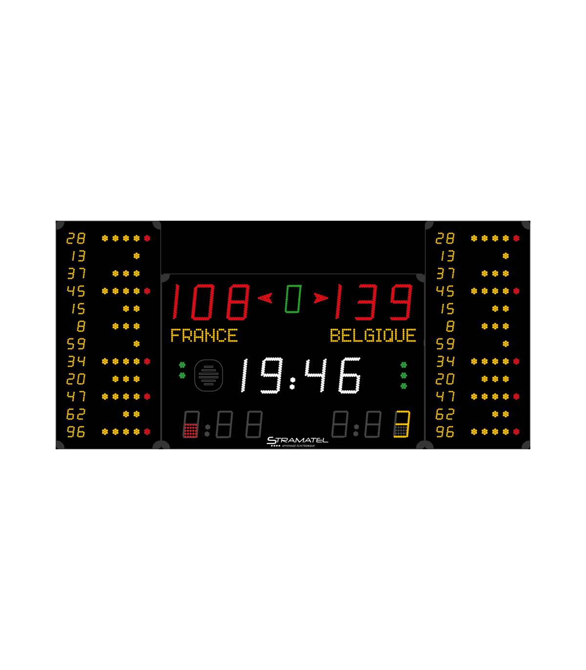 TABLEAU DE SCORE BASKET & MULTISPORT PRO STRAMATEL