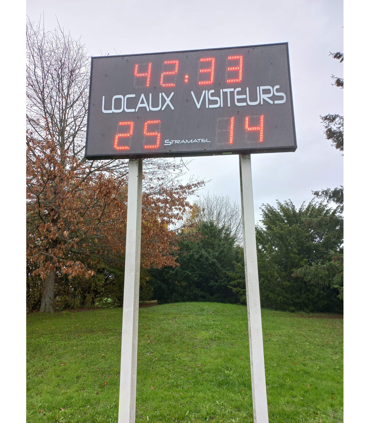 KIT DE FIXATION AFFICHEUR SCORE FOOT RUGBY