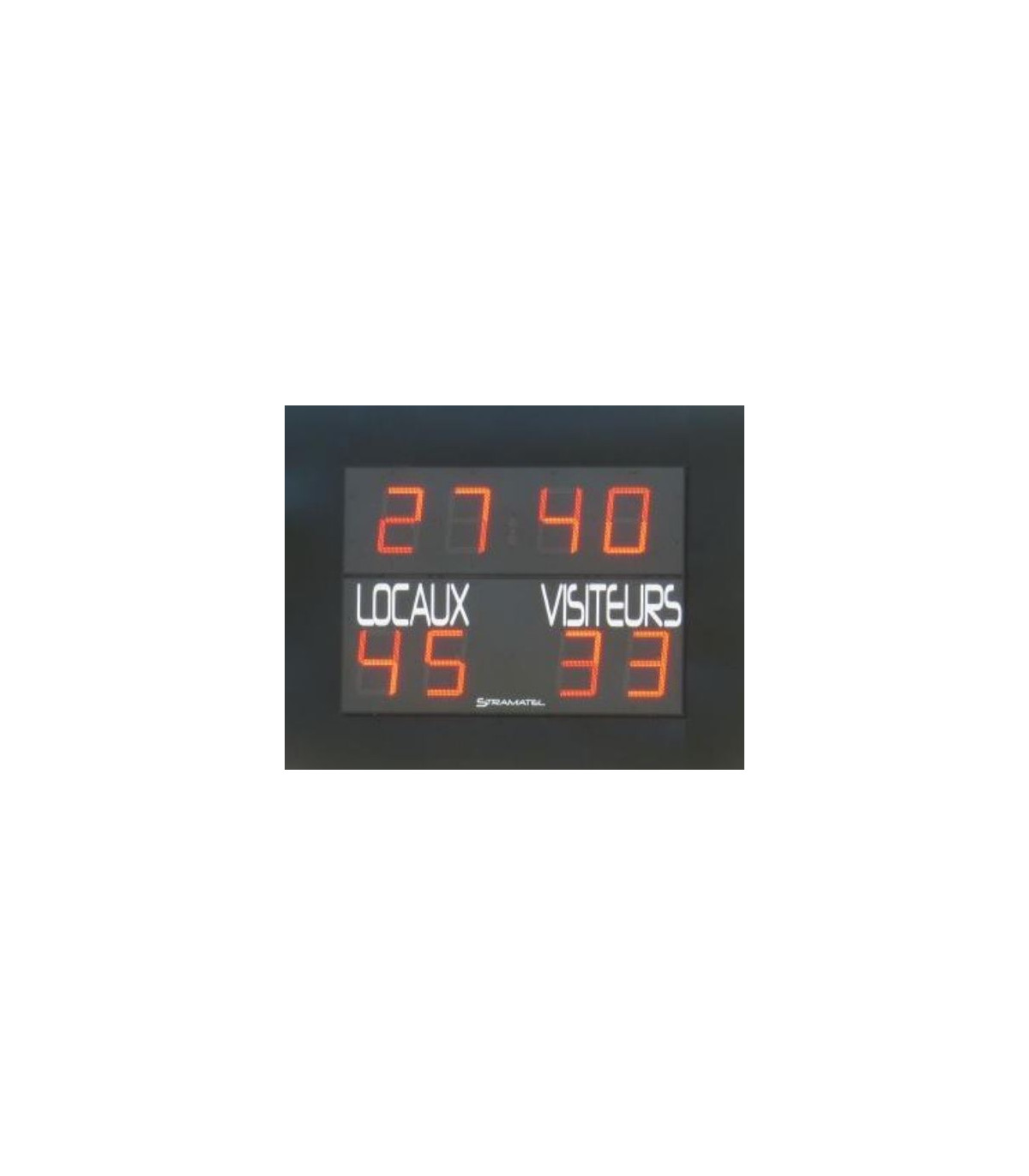 OPTION CONTOUR PUBLICITAIRE AFFICHEUR SCORE FOOT RUGBY
