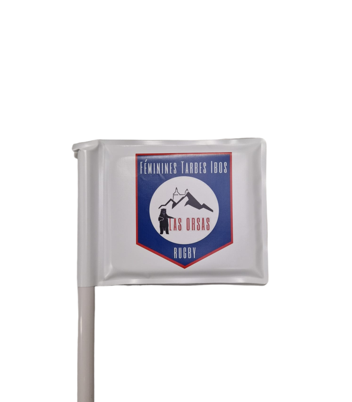 LOT DE 14 DRAPEAUX POTEAUX DE TOUCHE RUGBY PERSONNALISÉS IBOS