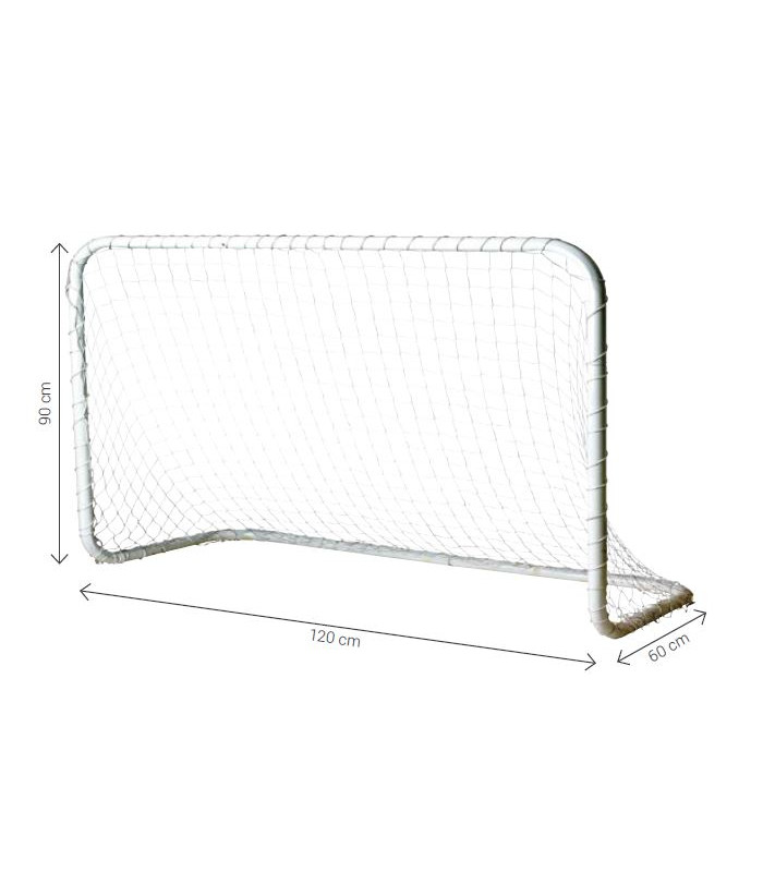 DIMENSIONS MINI BUT FOOTBALL REVERSIBLE 120 x 90 x 60 CM