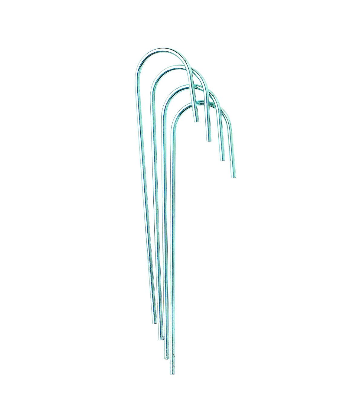 LOT DE 4 PIQUETS ANCRAGE FILET
