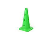 CONE 12 TROUS AVEC ENCOCHE 50 CM VERT