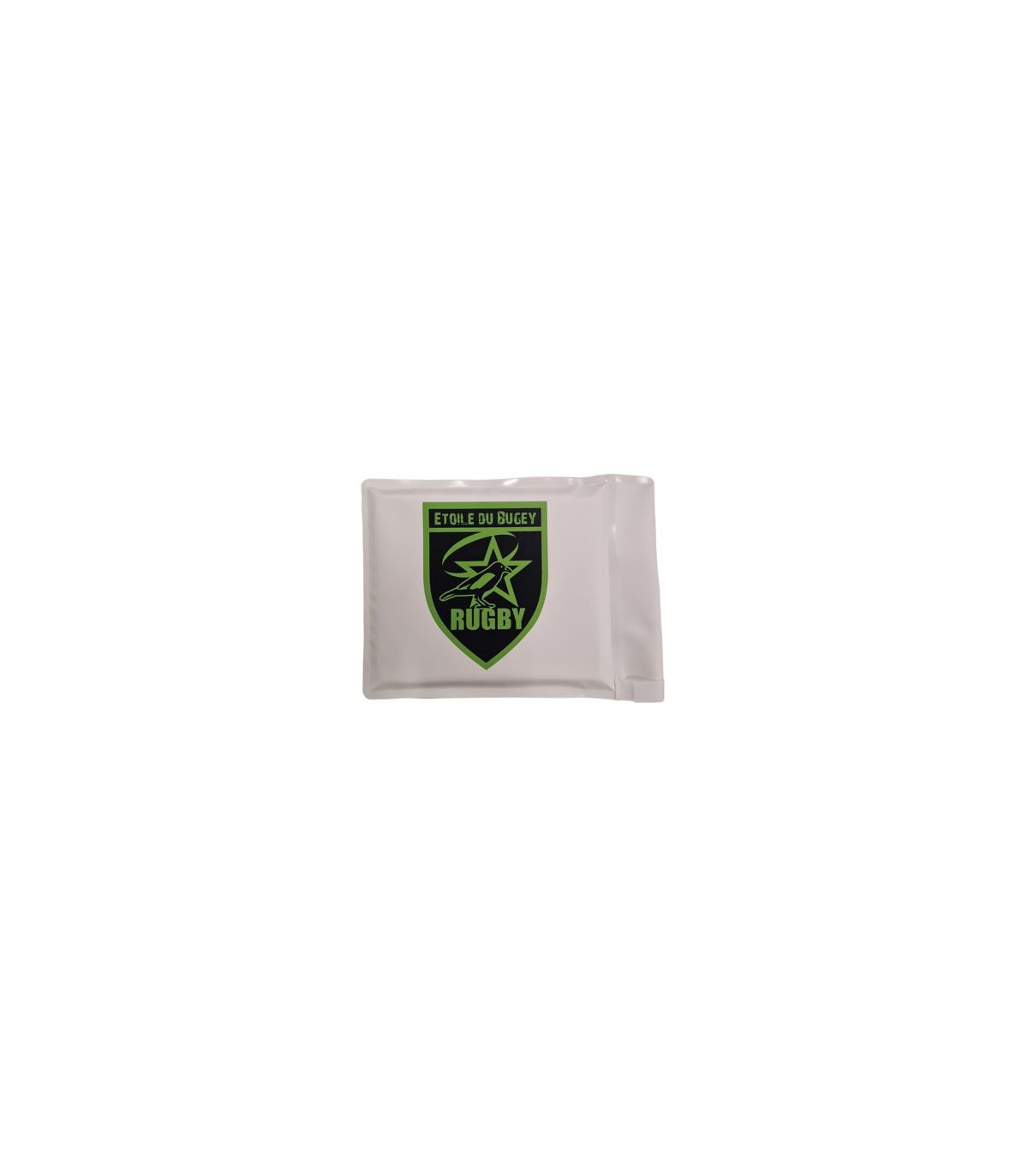 LOT DE 14 DRAPEAUX POTEAUX DE TOUCHE RUGBY PERSONNALISÉES ENTENTE BUGEY