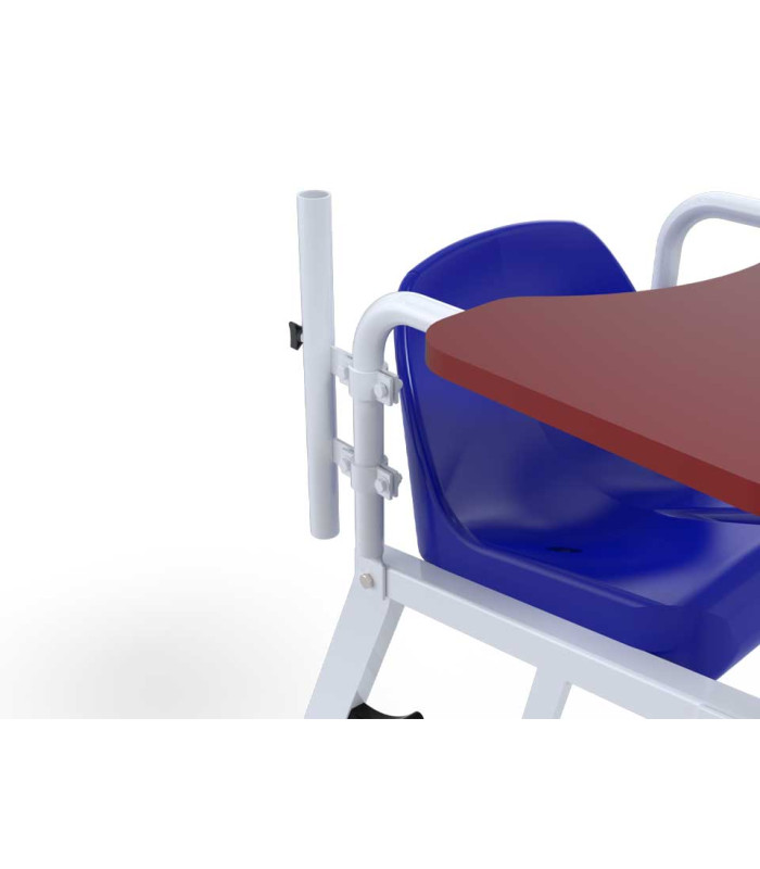 SUPPORT PARASOL POUR CHAISE DE SURVEILLANCE OU CHAISE ARBITRE TENNIS