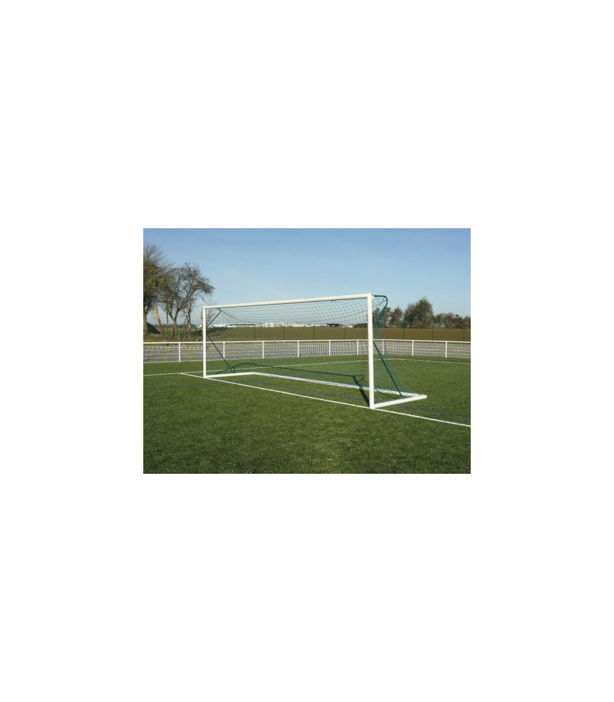 PAIRE DE BUTS DE FOOTBALL A 8 TRANSPORTABLES ALU