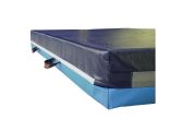 ZOOM MATELAS GYMNASTIQUE DE RECEPTION 200 x 120 x 10 CM BLEU