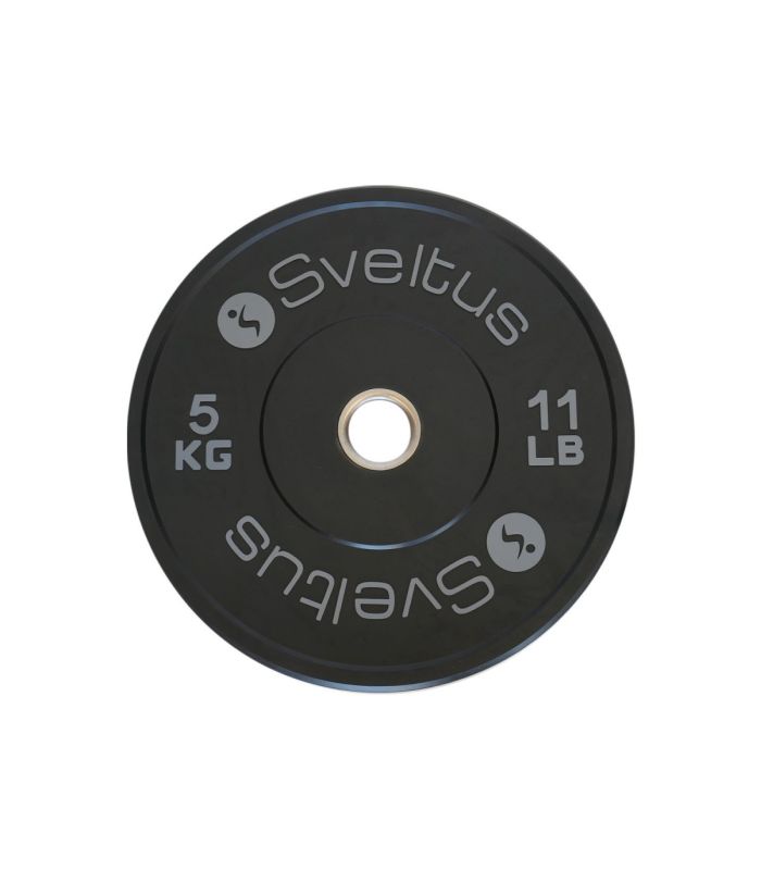 DISQUE DE MUSCULATION CAOUTCHOUC ⌀ 50 MM 5 KG