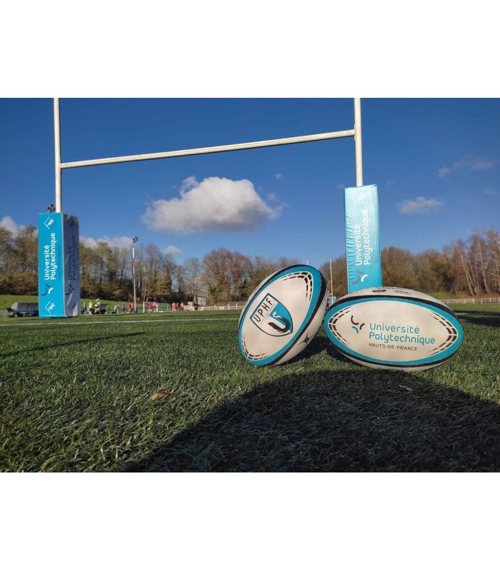 LOT DE 4 PROTECTIONS POTEAUX RUGBY PERSONNALISÉES