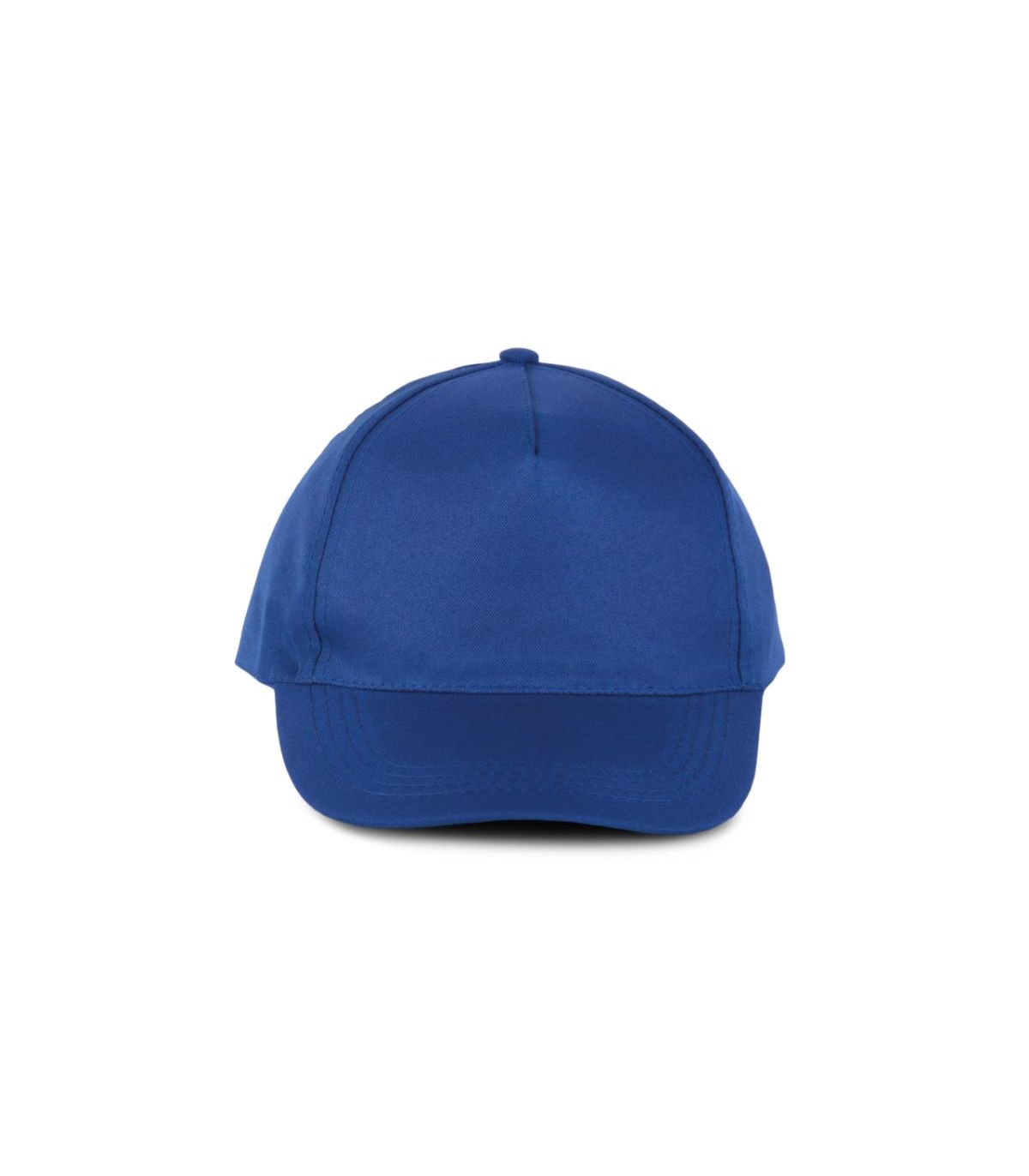 CASQUETTE POLYESTER 5 PANNEAUX BLEU ROY