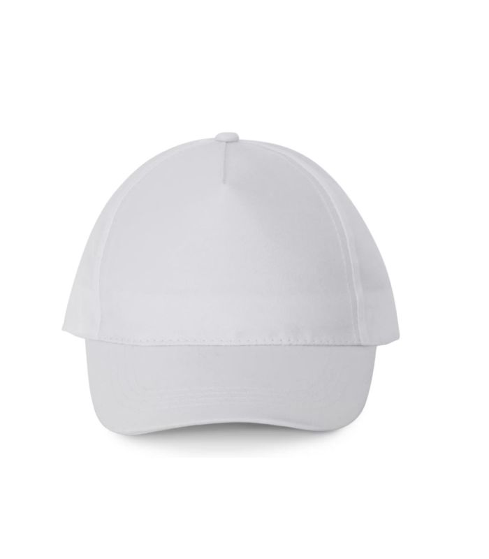 CASQUETTE POLYESTER 5 PANNEAUX BLANC