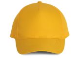 CASQUETTE POLYESTER 5 PANNEAUX JAUNE