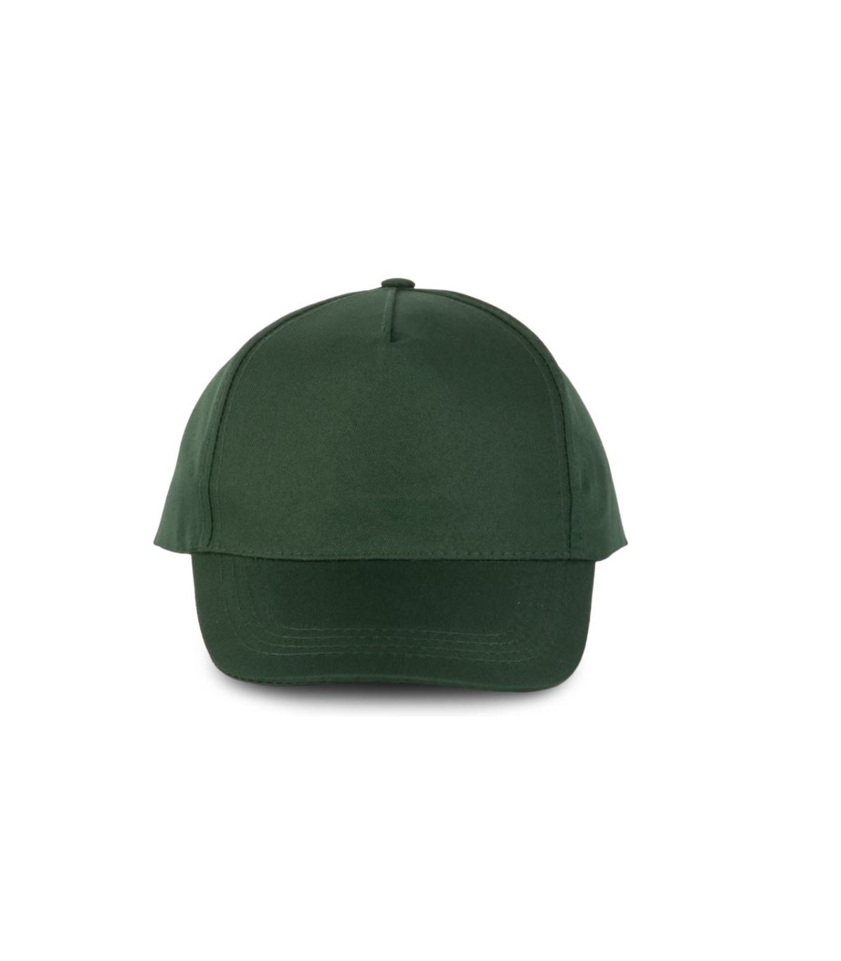 CASQUETTE POLYESTER 5 PANNEAUX VERT BOUTEILLE
