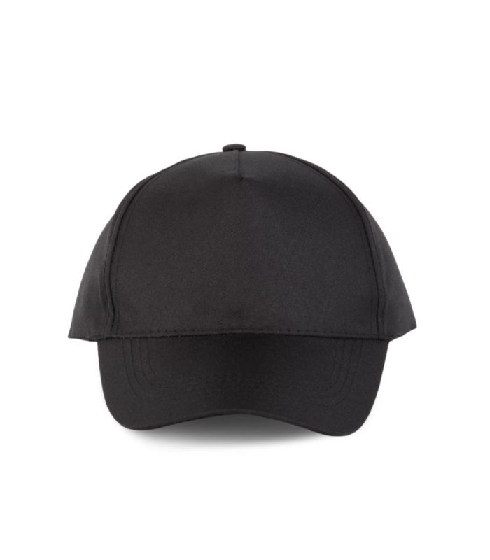 CASQUETTE POLYESTER 5 PANNEAUX NOIR