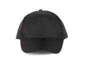 CASQUETTE POLYESTER 5 PANNEAUX NOIR