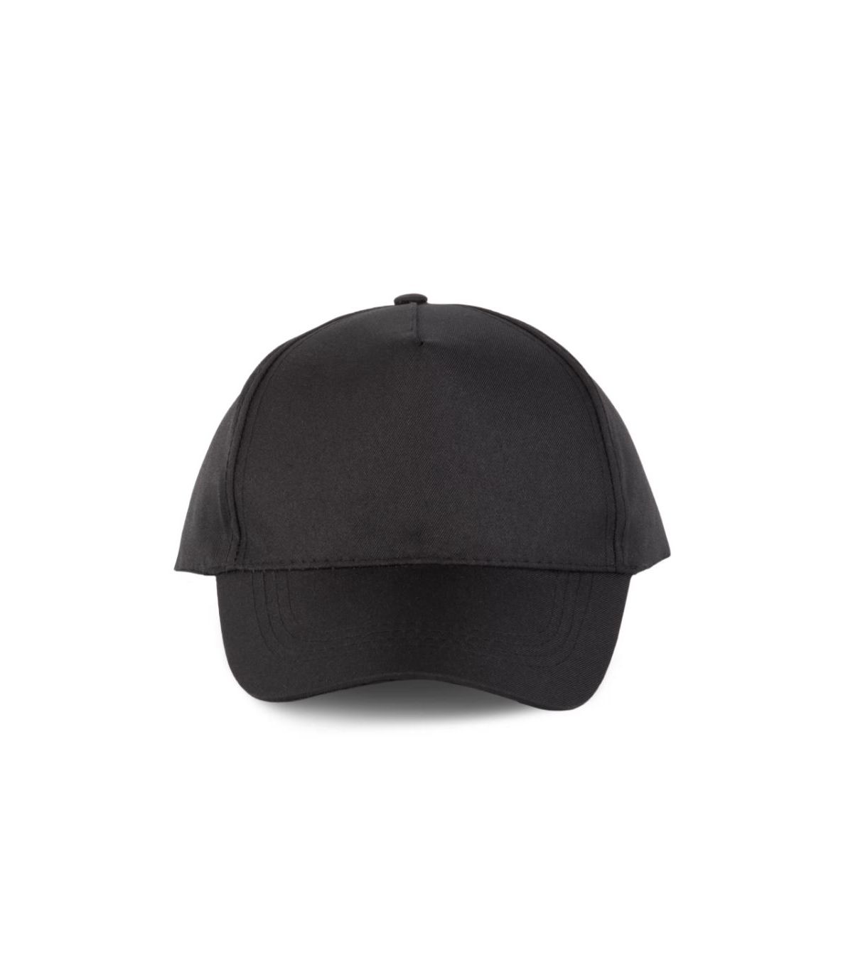 CASQUETTE POLYESTER 5 PANNEAUX NOIR
