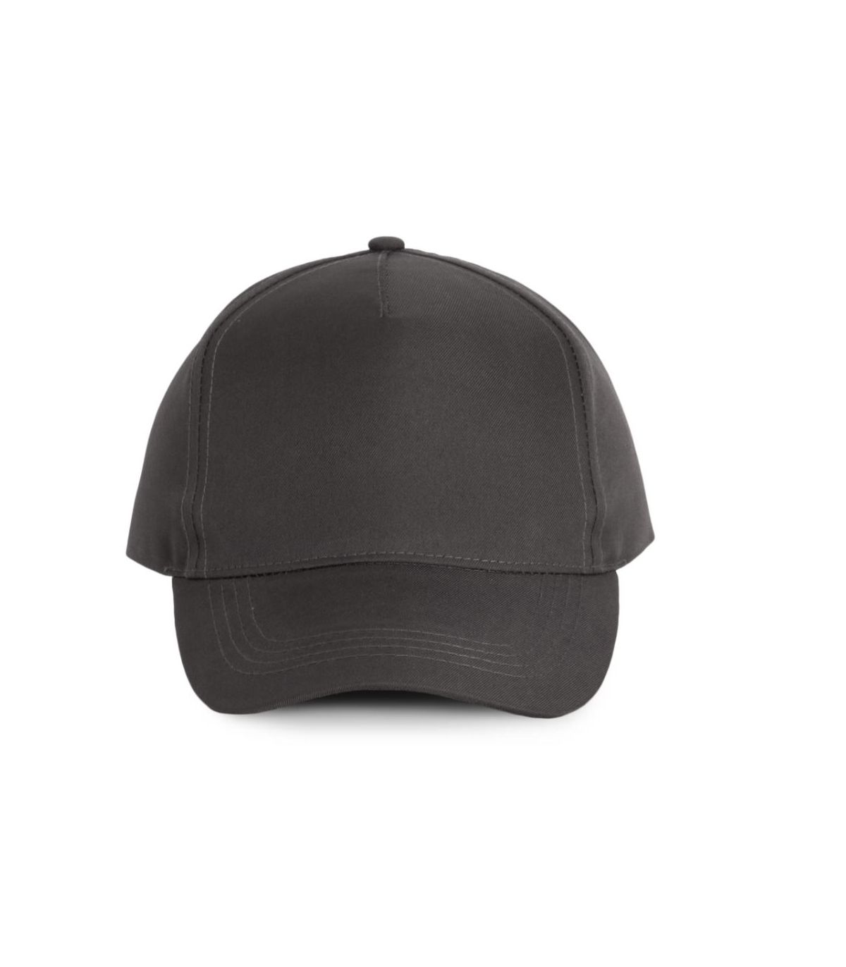 CASQUETTE POLYESTER 5 PANNEAUX GRIS
