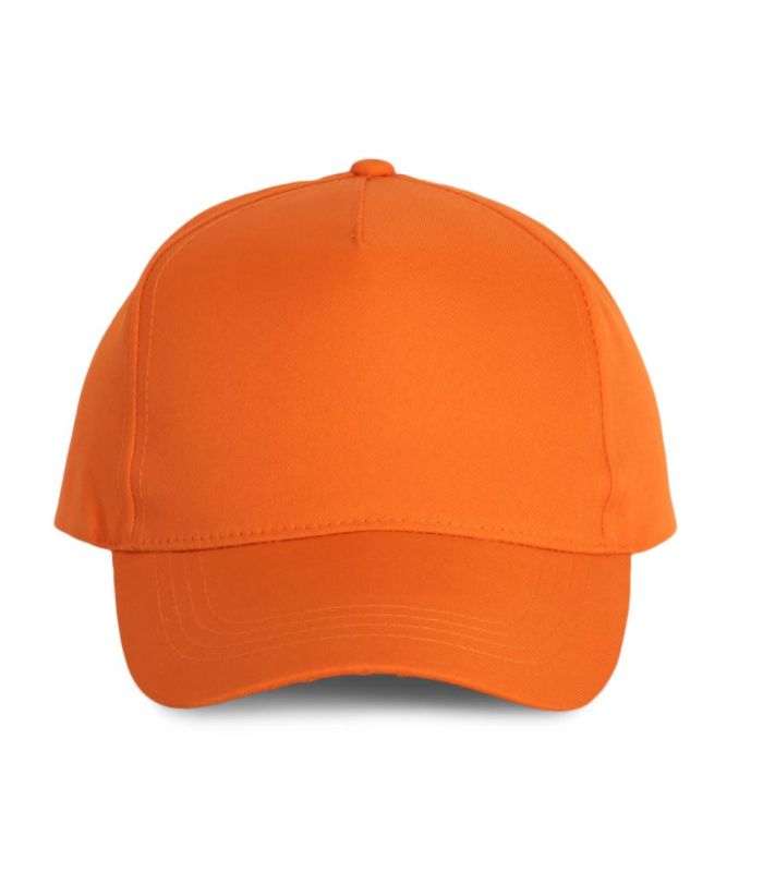 CASQUETTE POLYESTER 5 PANNEAUX ORANGE