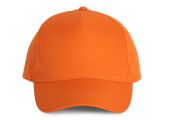 CASQUETTE POLYESTER 5 PANNEAUX ORANGE