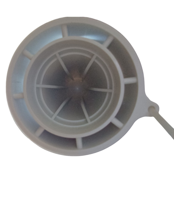 VUE DESSUS FOURREAU CONIQUE POUR POTEAU DE CORNER