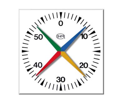 CHRONOMETRE MURAL CRUCIFORME NATATION 1 X 1 M