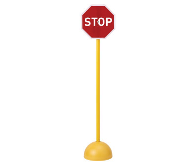PANNEAU DE SIGNALISATION ROUTIÈRE STOP SOCLE LESTABLE