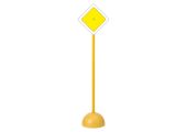 PANNEAU DE SIGNALISATION ROUTIÈRE ROUTE PRIORITAIRE