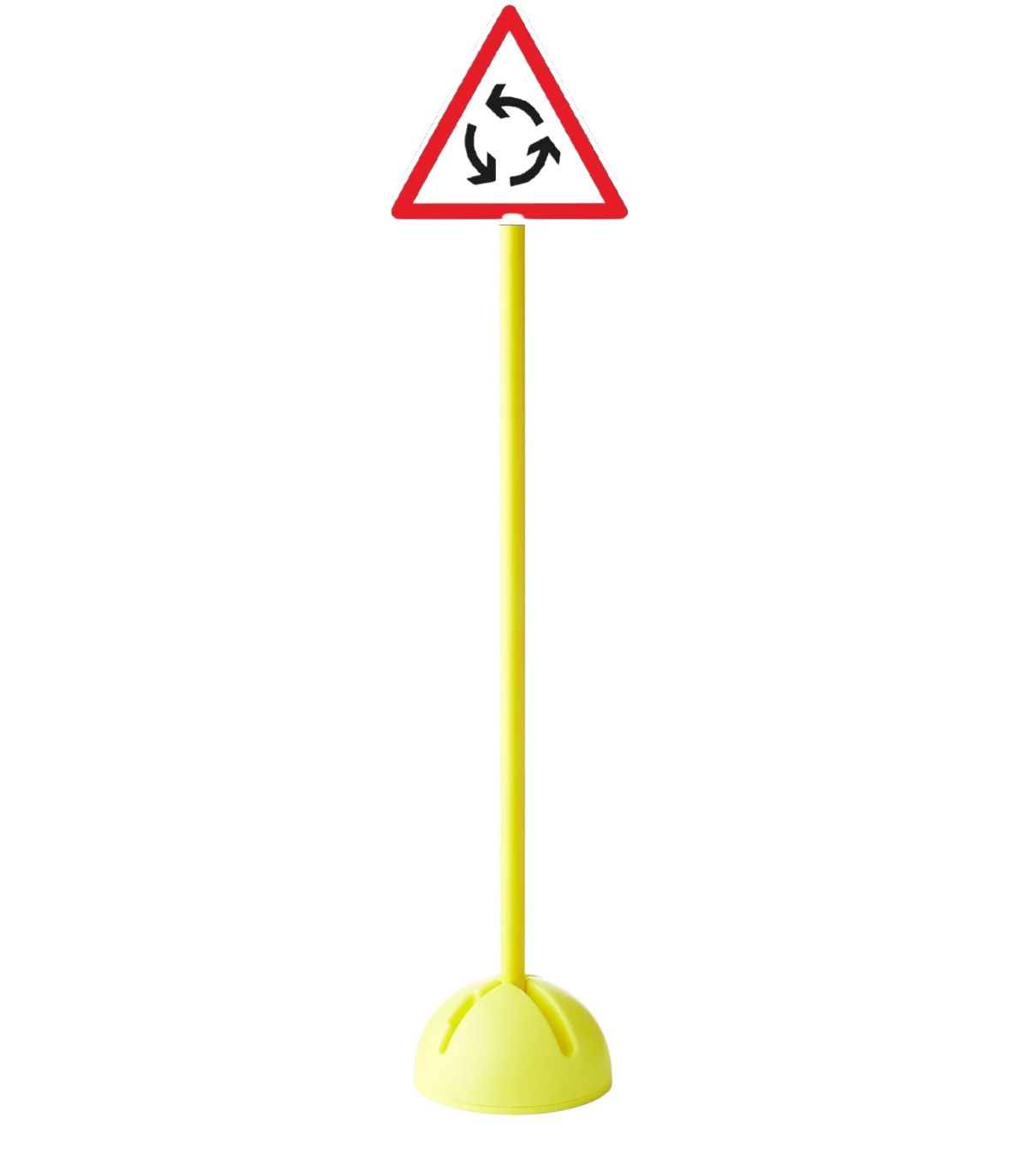 PANNEAU DE SIGNALISATION ROUTIÈRE ROND POINT PLOT LESTABLE
