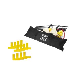 SET DE PICKLEBALL BOIS 4 JOUEURS AVEC MARQUAGES