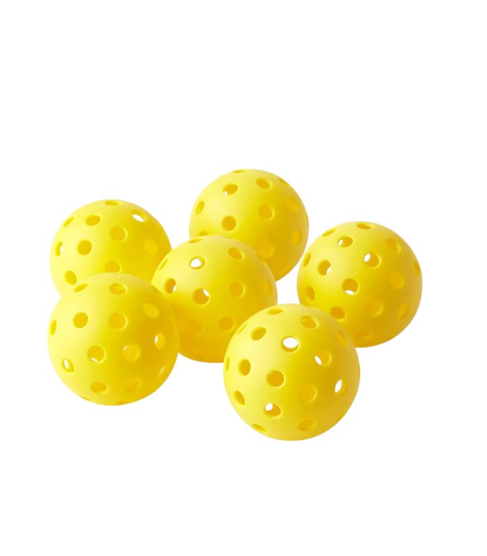 LOT DE 6 BALLES DE PICKLEBALL