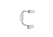 CONSOLE DOUBLE FIXATION MURALE POUR BARRE DE DANSE VUE BIAIS