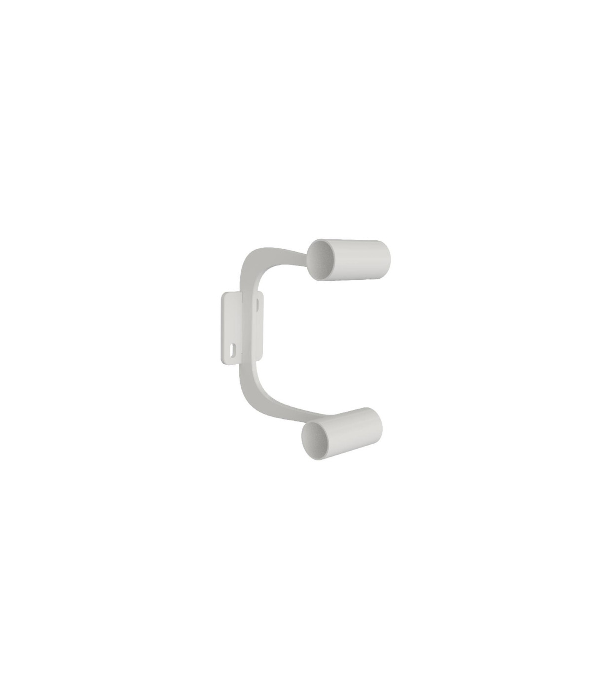 CONSOLE DOUBLE FIXATION MURALE POUR BARRE DE DANSE VUE BIAIS
