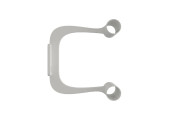 CONSOLE DOUBLE FIXATION MURALE POUR BARRE DE DANSE VUE PROFIL