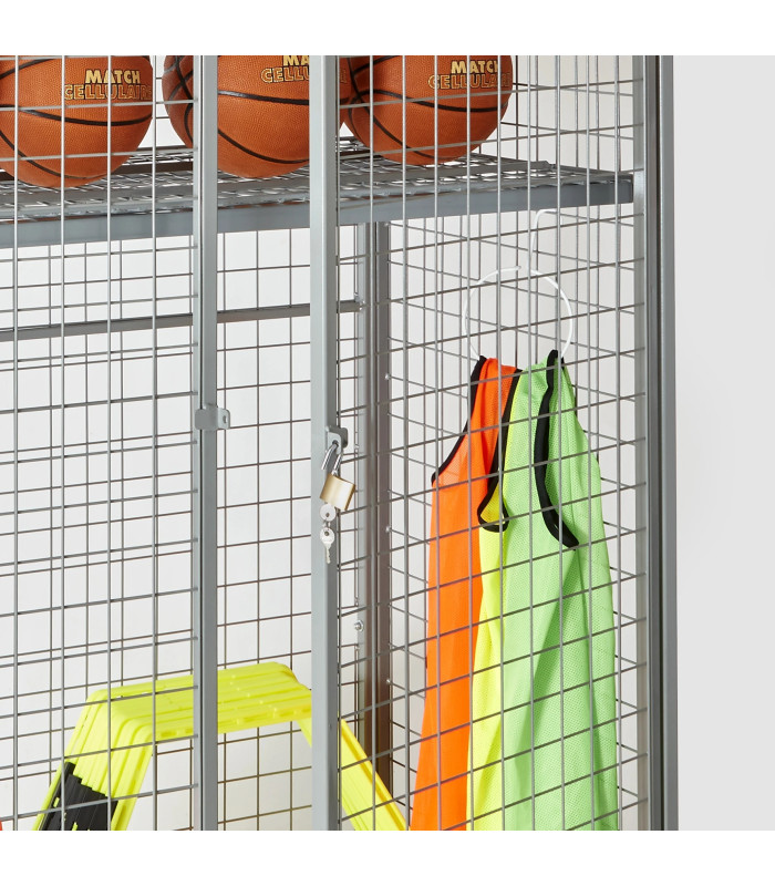 ZOOM ARMOIRE DE SPORT MOBILE 2 PORTES FRANCE