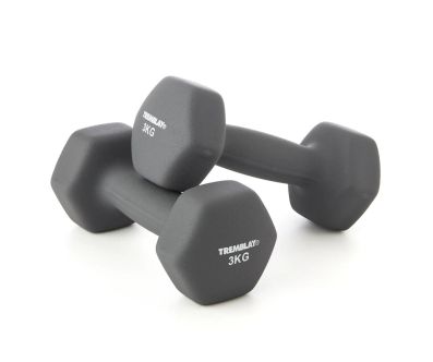 PAIRE D'HALTERES PVC 3 KG