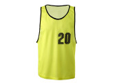 LOT DE 5 CHASUBLES DE SPORT NUMEROTEES DE 16 A 20