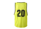  CHASUBLES DE SPORT NUMEROTEES DE 16 A 20 VUE DOS