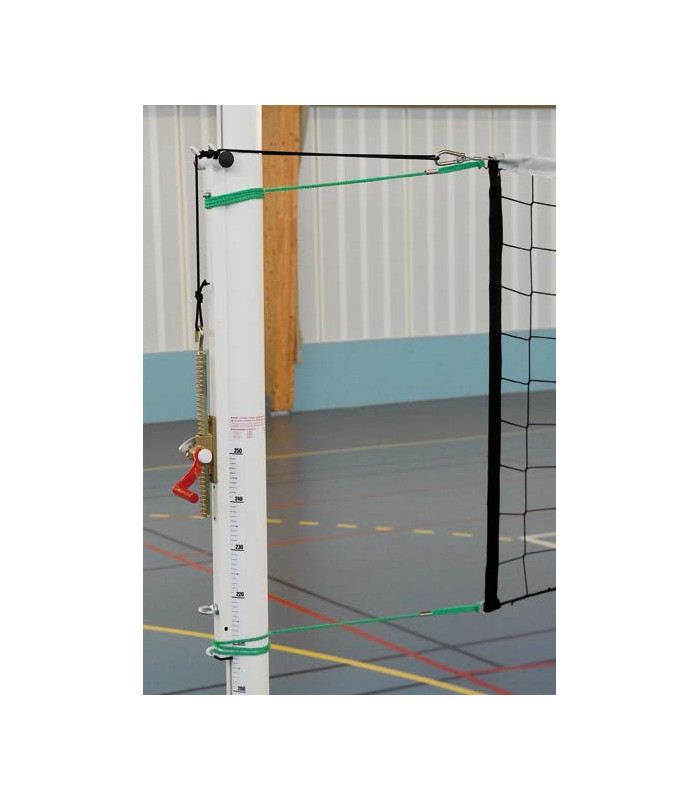 PAIRE DE POTEAUX VOLLEY-BALL COMPETITION ALUMINIUM