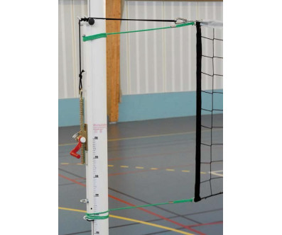 PAIRE DE POTEAUX VOLLEY-BALL COMPETITION ALUMINIUM