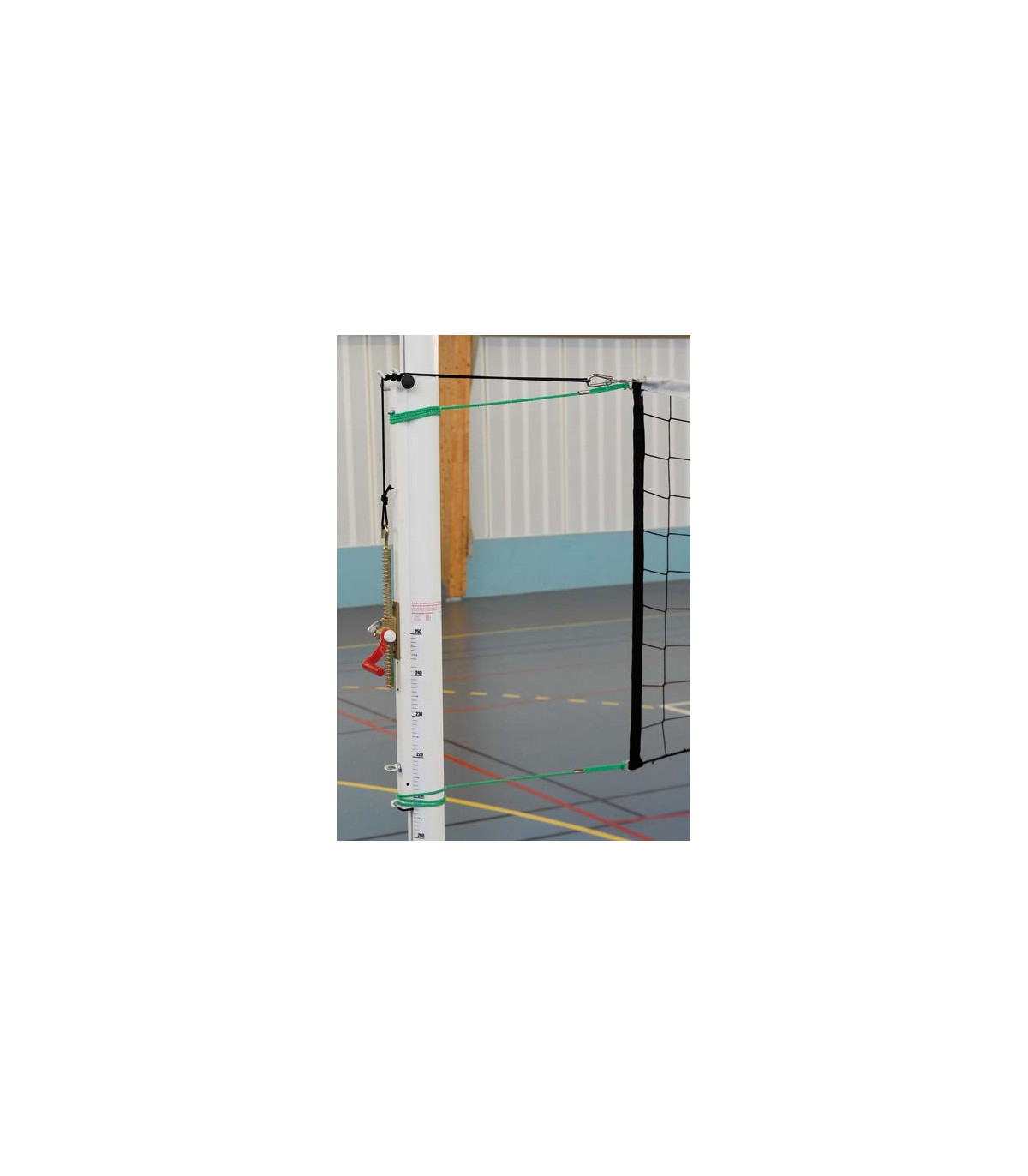 PAIRE DE POTEAUX VOLLEY-BALL COMPETITION ALUMINIUM