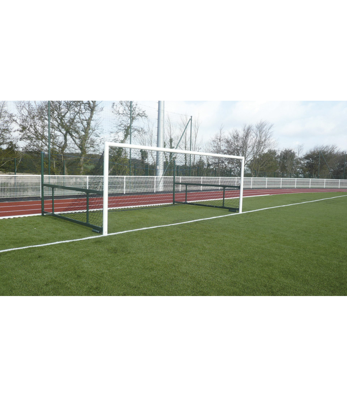 PAIRE DE BUTS DE FOOTBALL A 7 RABATTABLES