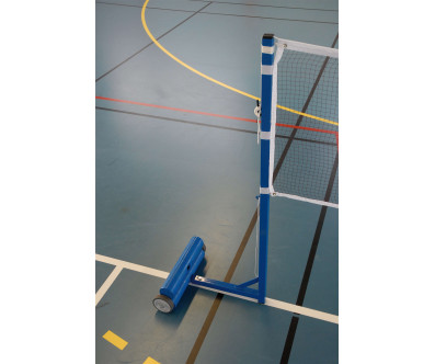 PAIRE DE POTEAUX BADMINTON AUTOSTABLES 45 KG