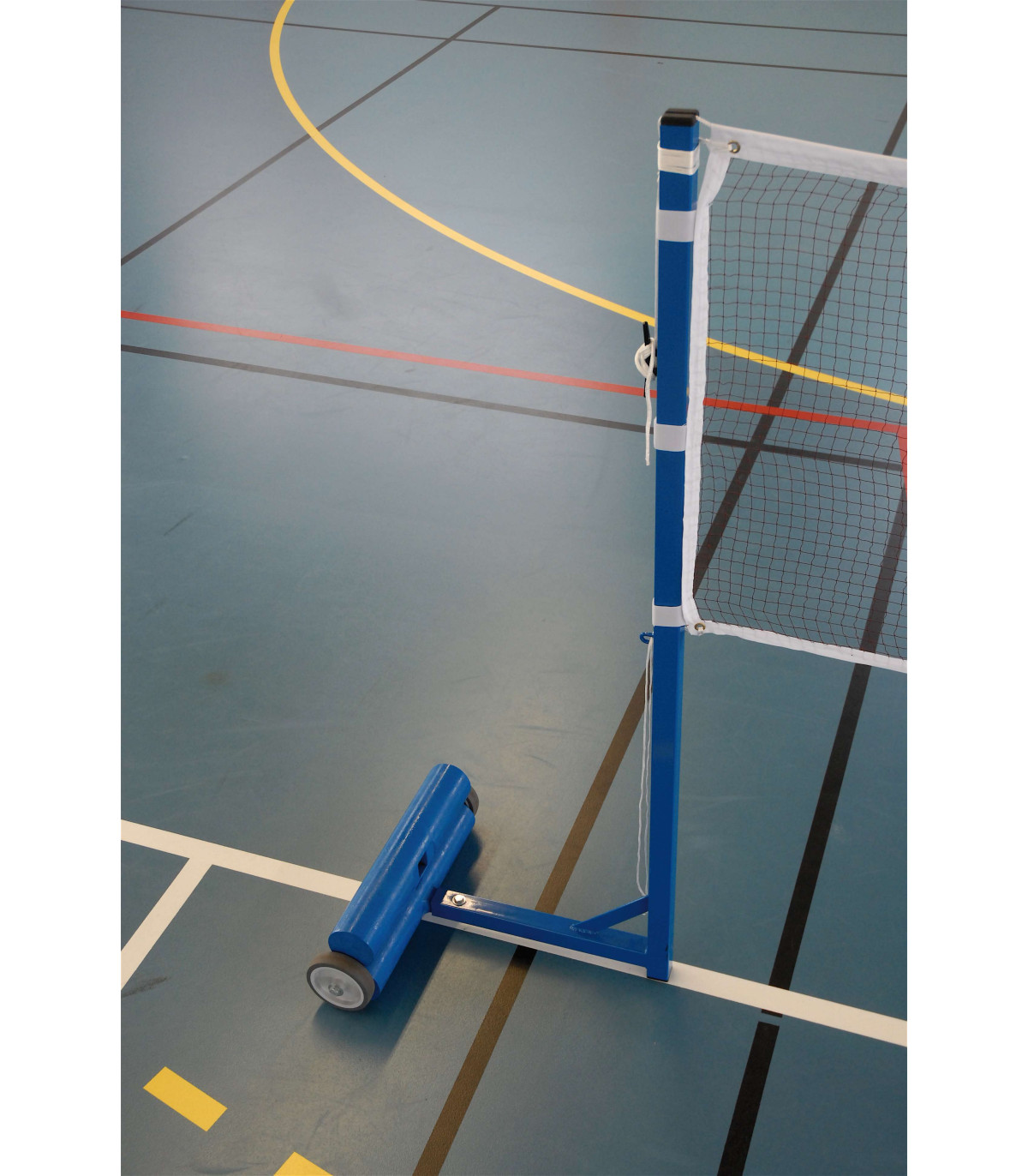 PAIRE DE POTEAUX BADMINTON AUTOSTABLES 45 KG